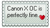 canon x oc is completely fine